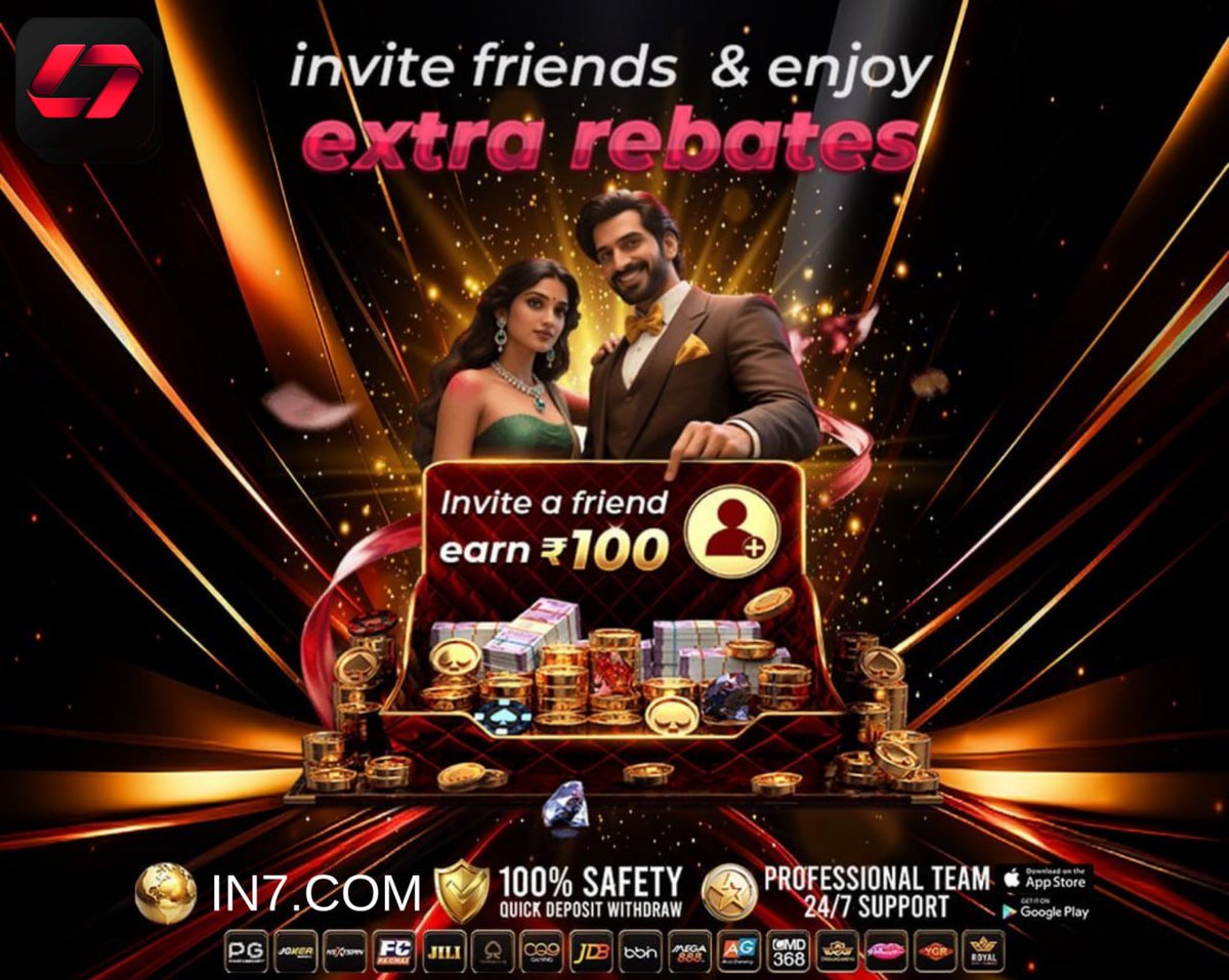 in7_vip's tweet photo. 📣Upgrade New Invitation Rewards🪙

🔥We are happy to launch our new affiliate program!🛡

📇Just share your exclusive referral link to new customers who complete deposits every day, your subordinate will earn ₹2️⃣0️⃣ and you will earn ₹8️⃣0️⃣ immediately!⛓ https://t.co/tWxGoi16YN