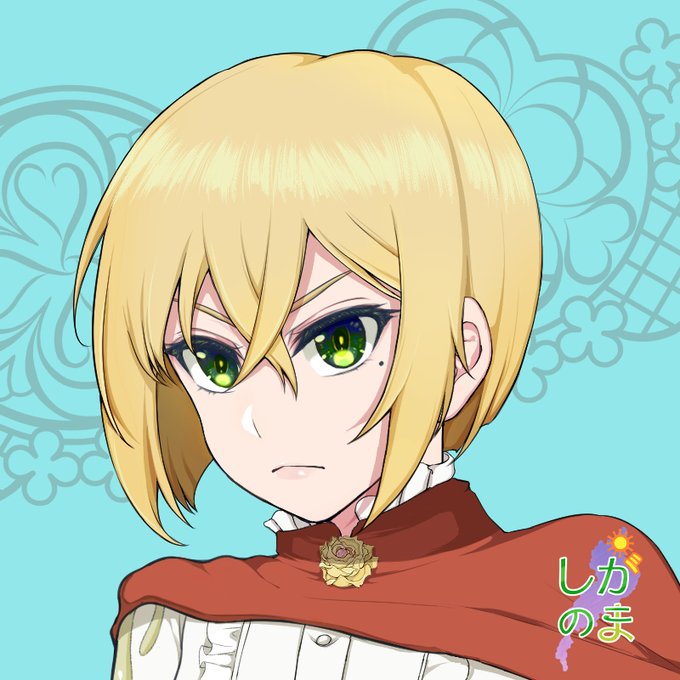 主人公のアーサーくんのお顔見て…… (このキャラが女装したりメス堕ちしたりTSしてサキュバス化したりする大人向けゲームを作っています)