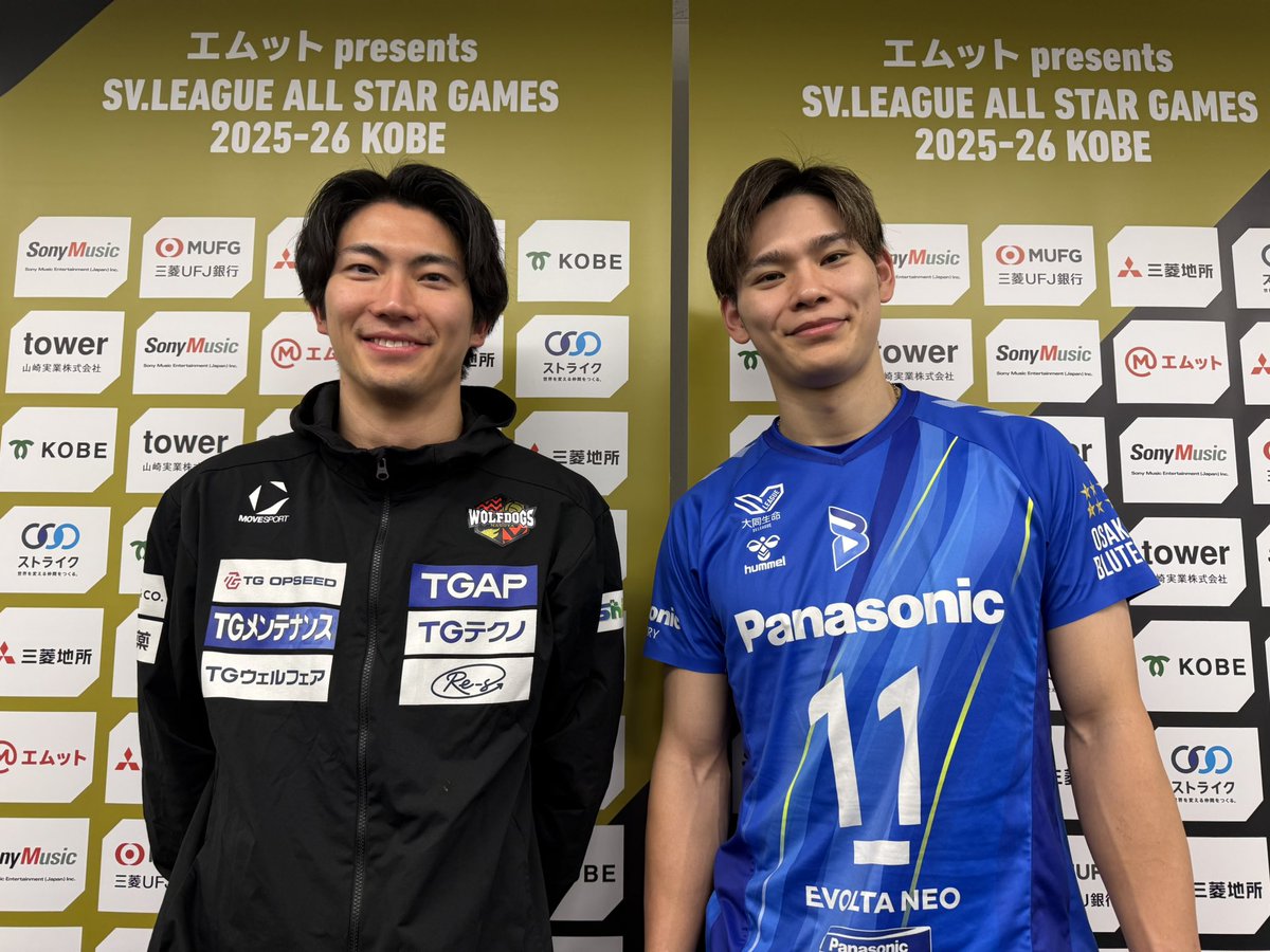 SVリーグオールスター 男子はTEAM KENTO がWIN👑 ＼ 第1セット:25-21