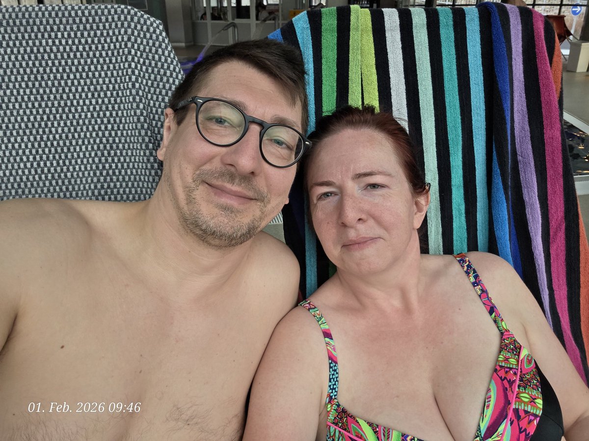 Noch ein bisschen gemeinsam die Seele baumeln lassen, bevor ich wieder nach Hause fahren muss.