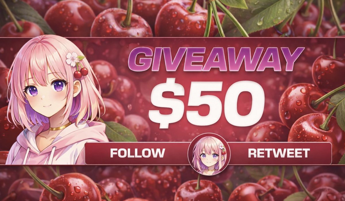 🍒 GIVEAWAY 🍒

🏆 $50 USD   

• RT + Like 
• Follow <a href="/templeofpax/">Temple of Pax</a>

⏰ 36 hrs