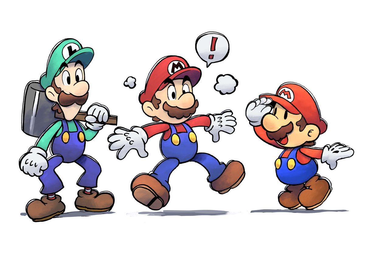 ya_mari_6363's tweet photo. PAPER MARIO &amp; LUIGI https://t.co/FbtOumWOEi