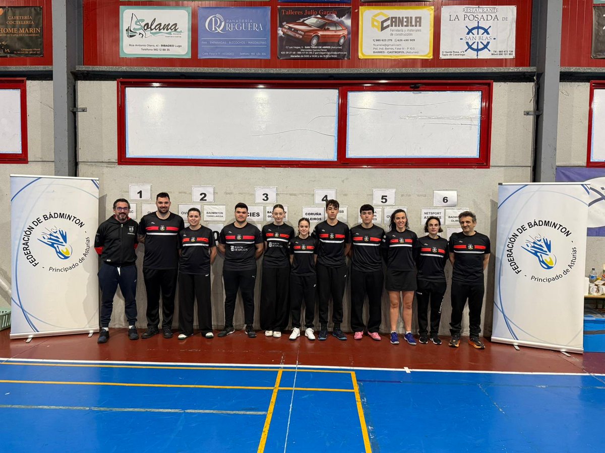 CB_ATHLOS's tweet photo. 🏸COMEZA A LIGA NACIONAL 2ª TERRITORIAL 2026
📍Castropol (Asturias)

Encontros do Athlos “B”:
🆚 Badminton Club Coruña- Oleiros
🆚 CLUB Bádminton CIES
🆚 Oviedo “C”
🆚 Athlos “C”

#LUMEEE 🔥
🖤🤍❤️ https://t.co/acCNfyvMey