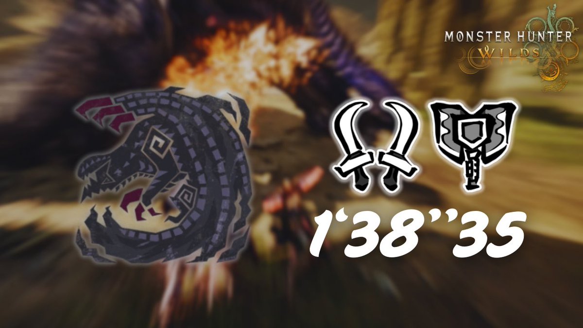 MHWilds 台灣狩王決賽 敞開黃昏之門 黑蝕龍 雙劍 x 充能斧 1'38"35 / ゴア・マガラ / Challenge Quest Gore magala

這次比賽我很開心，已經沒有遺憾了

youtu.be/-19WCv7Fy1c