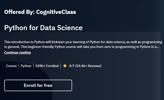 clcoding's tweet photo. Python for Data Science – Free Course by Cognitive Class (IBM)

https://t.co/t1mCrz5u1R https://t.co/10B2fFmzhy
