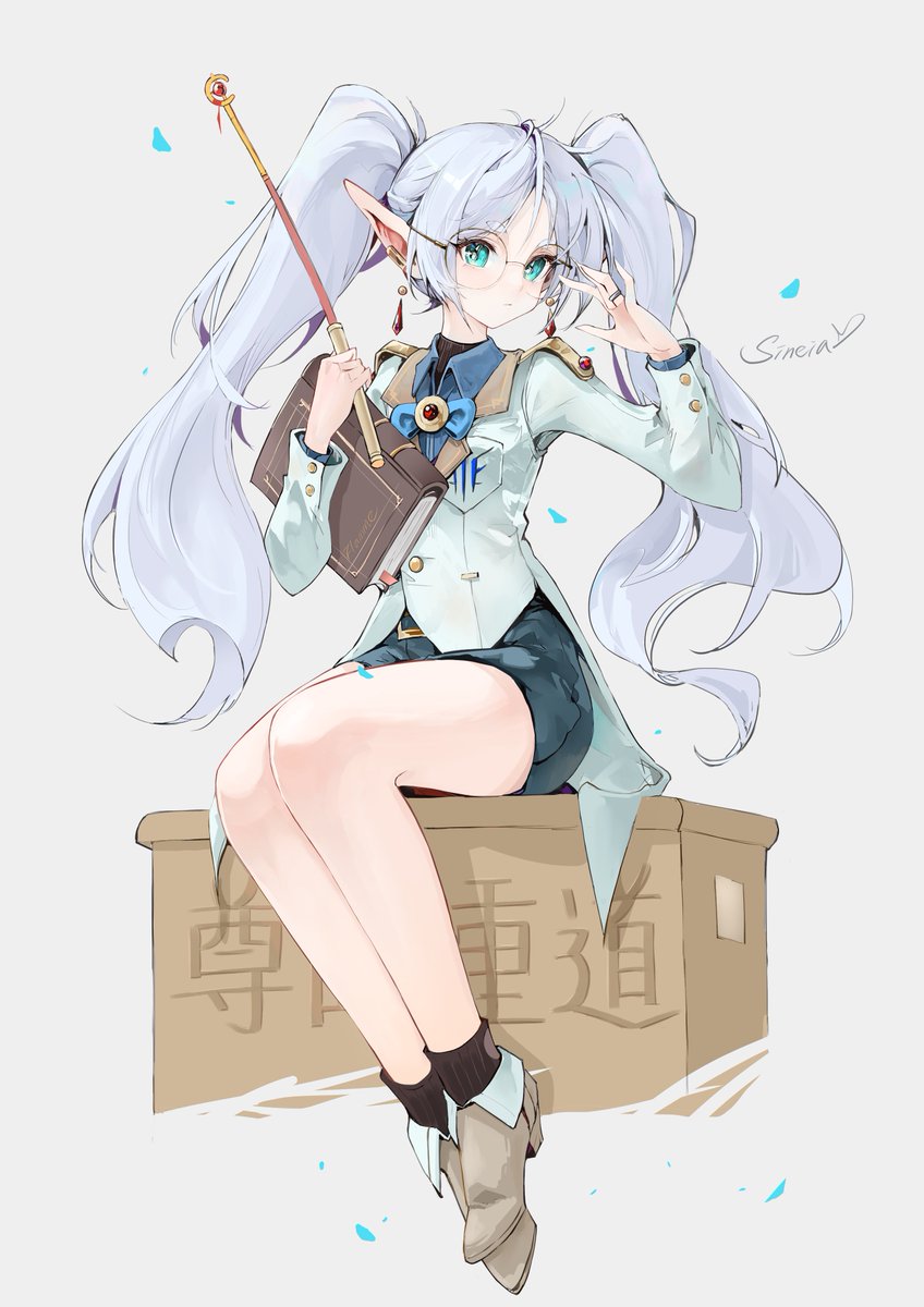 #Frieren #葬送のフリーレン #フリーレン 
WIP   完稿會收錄在本本中
芙莉蓮老師來上課囉!!!
翻開課本第一頁:開出花田的魔法(花畑を出す魔法)🌺🍐🌼🌼🪷