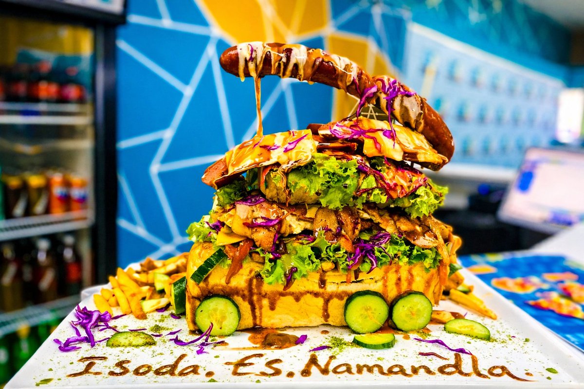 KasiEconomy's tweet photo. This eSwatini restaurant sells car kotas https://t.co/0qihgtZfiO