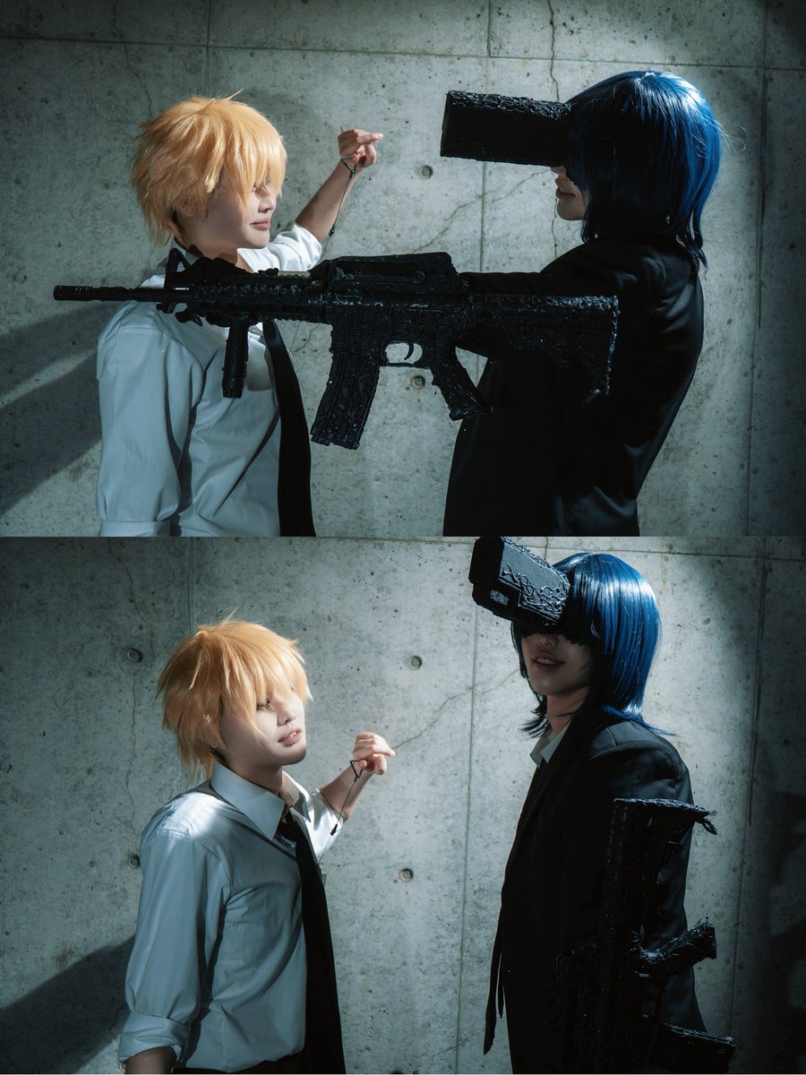 hyzereinhardt's tweet image. cos/ オフショ
なんか楽しそうな銃ア
 #chainsawmancosplay 
 #アコスタATC