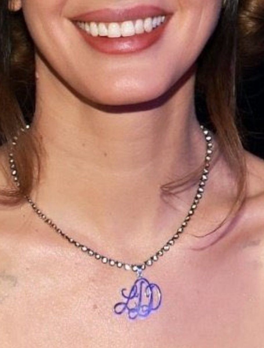 hightidehellcat's tweet image. Lana changing her necklace from LDR to LDD is the cutest most munchkin softie plush baby polar bear soft shag carpet adorable thing she could’ve possibly done.