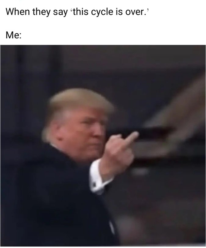 Could we blame mighty Trump?