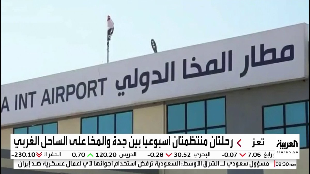 انطلاق أولى الرحلات الجوية بين مطاري جدة والمخا اليوم #النشرة_الصباحية 