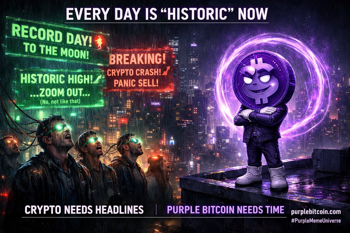 Time to make history 🟣🔥
PurpleBitcoin.com 🌎
