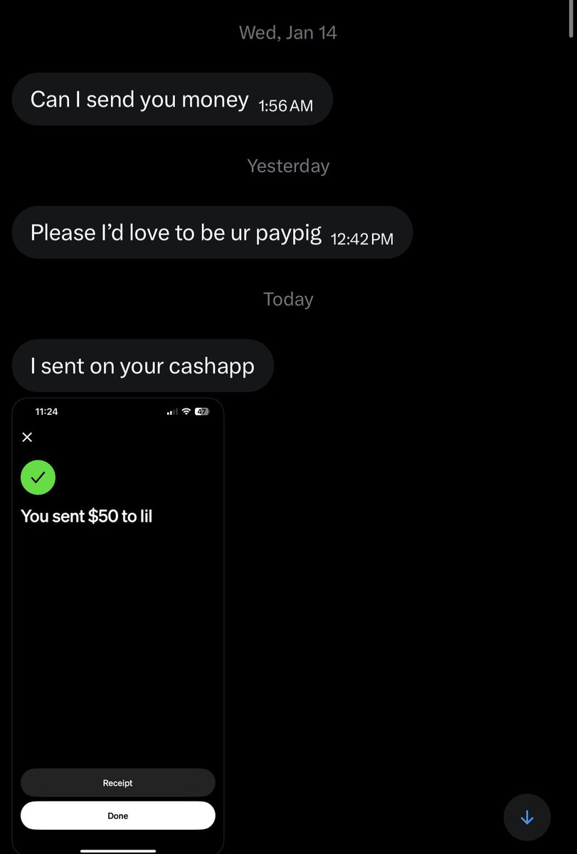 payxluna's tweet photo. crazy how when u actually send instead of just asking to send u finally get a reply what a strange concept https://t.co/VcMMdyW5gc