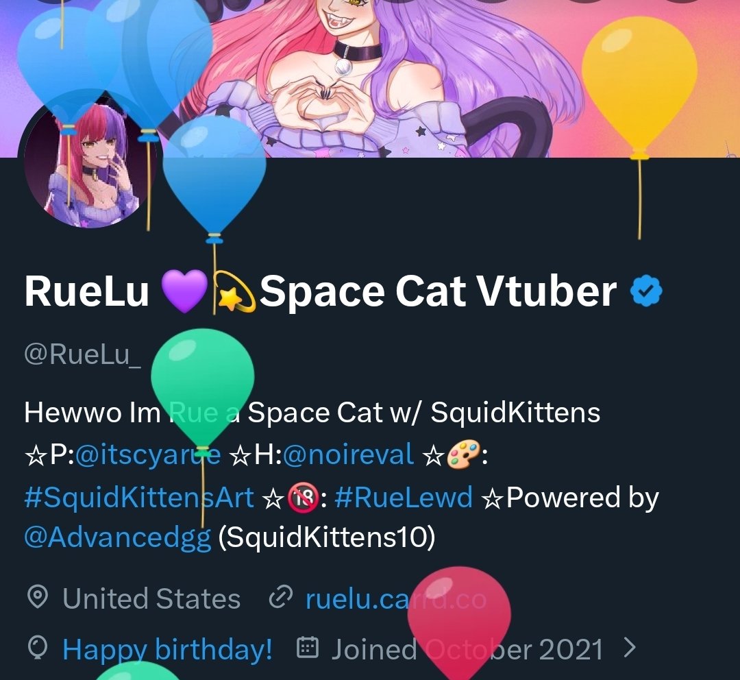 RueLu 💜💫Space Cat Vtuber tweet media
