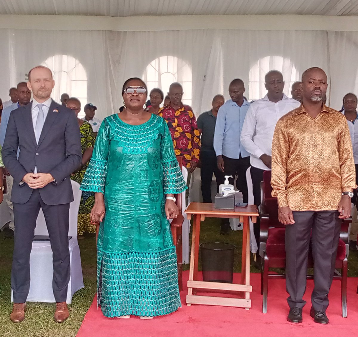 aventinoug's tweet photo. #Updates It was like today when the Electricity dam of River Nchweera was launched by @ruthnankabirwa1 escorted by @PNyamutoro and Mps of Mitooma district at Rwakitandara playground Ruhinda North Mitooma district homeland of @Thomas_Tayebwa 01/02/2025
📸 Nkagashaka https://t.co/k8GfN6c2tt
