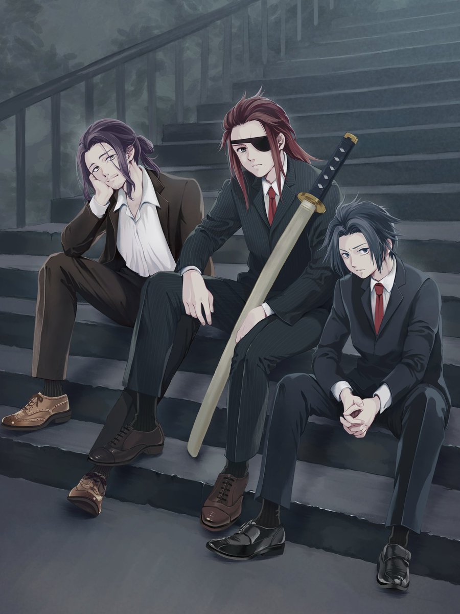 山田家上位三人組ー！！！

#地獄楽
#地獄楽ファンアート
#ファンアート