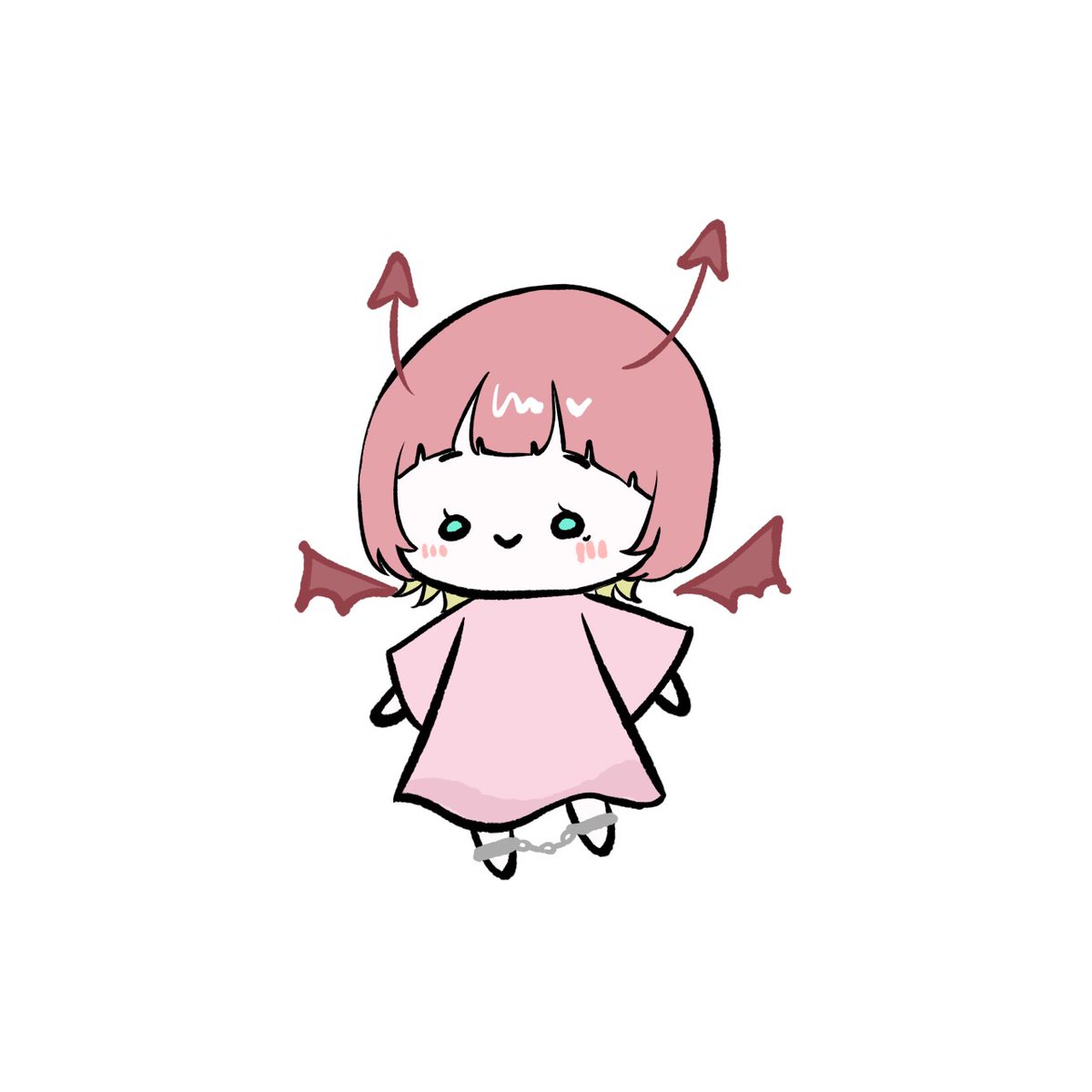 天使👼と悪魔👿 私は悪魔になりました🦔👿 ＃絵しぴ #憶那へのおくり