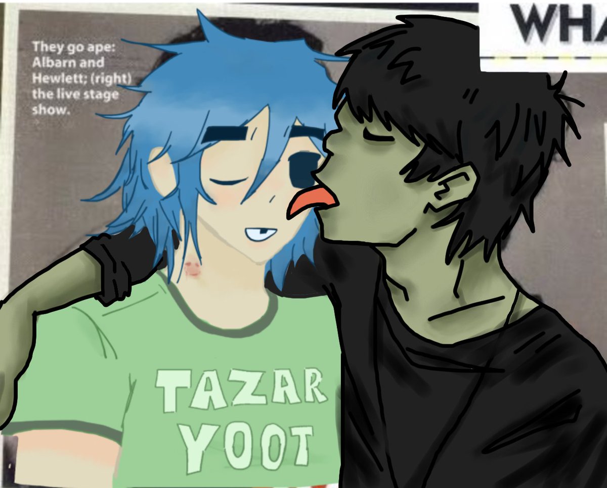 2docDemonDays's tweet image. collab with @NgcCuc298170 
VERY VERY QUICK #2doc  DOODLE
#gtwt #Gorillazfanart #gorillaz