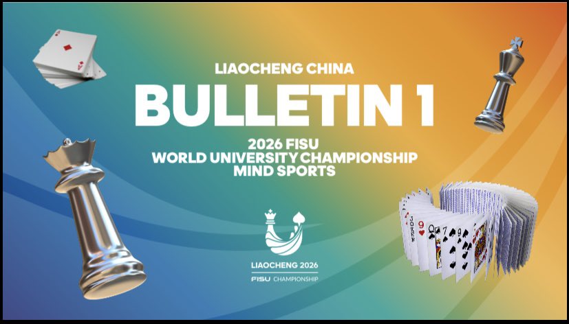 3️⃣ Uganda will make 3rd Appearance at this  Mind Sport Championship | Bridge &amp; Chess
<a href="/FISU/">FISU</a> <a href="/VarsitysportsUG/">Association of Uganda University Sports - AUUS</a>  #UgandaBridgeFederation #BridgeForPeace