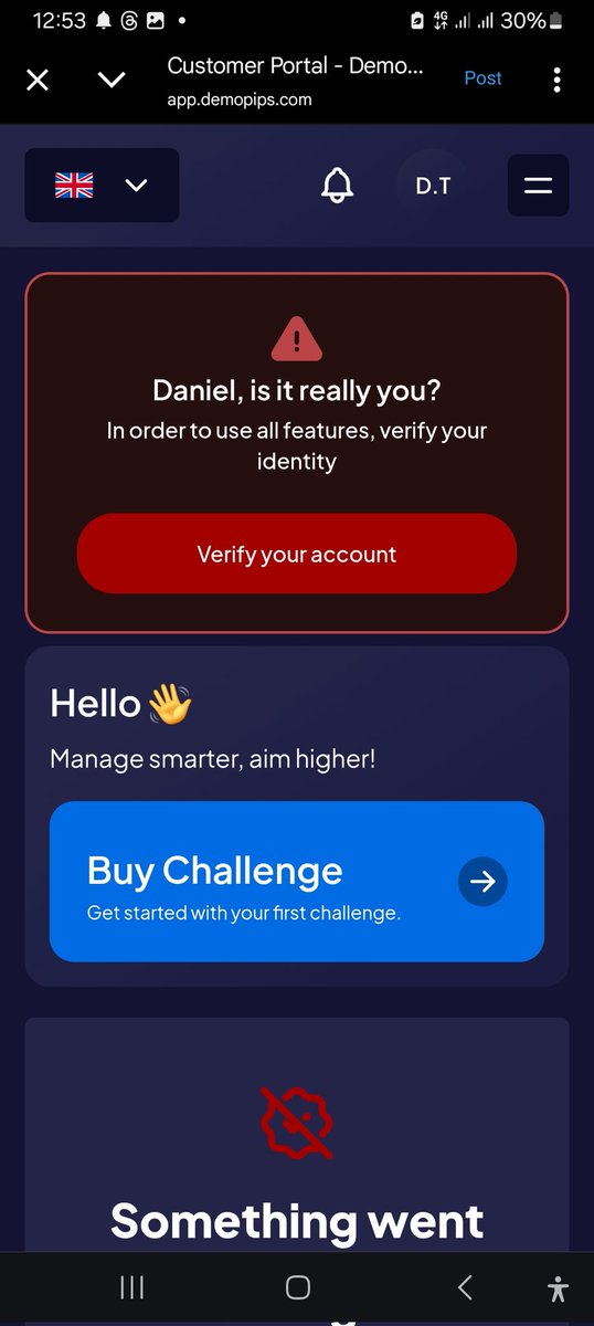 DFX_97's tweet photo. @Demopips_P Sign up done✅ https://t.co/Gb4IITqnIS