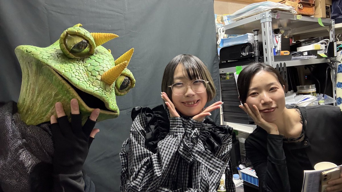 「SF特撮映画予告編で丸山支配人を偲ぶ会」

初代MC と2代目MCとナビゲーター！

この3ショットめちゃくちゃ久しぶりw

多分バッカスでは最後の撮影！
撮れてよかった〜☆