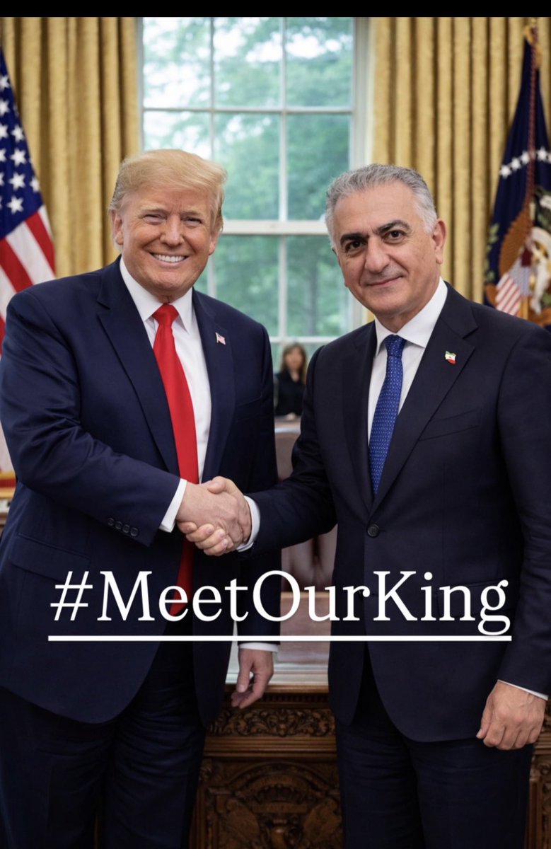naghshej's tweet image. بیاید سهم کوچیکی تو ترندش داشته باشیم.
#MeetOurKing 
#KingRezaPahlavi 
#جاویدشاه
