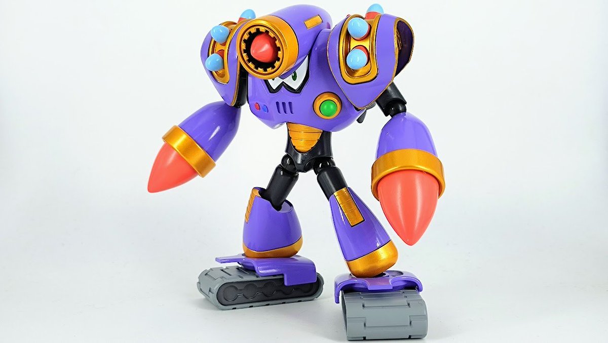 Gandamfullmuc's tweet photo. ドロボッチ工房、WF2026Wの新作
・『ロックマン5 ナパームマン』（13,000円）
です
3Dプリント出力の無塗装のキットとなります
関節はホビーベース様「球体ジョイントラージ」が1つ必要となります
今回は目のデカールが付属します！
3種類あって目の予備パーツも付属しますので好きなものをご利用ください！
また、販売時に関してはいつも通り『質問』にお答えしていただく必要がありますのでよろしくお願いいたします
  #WF2026W #ロックマン #MEGAMAN
