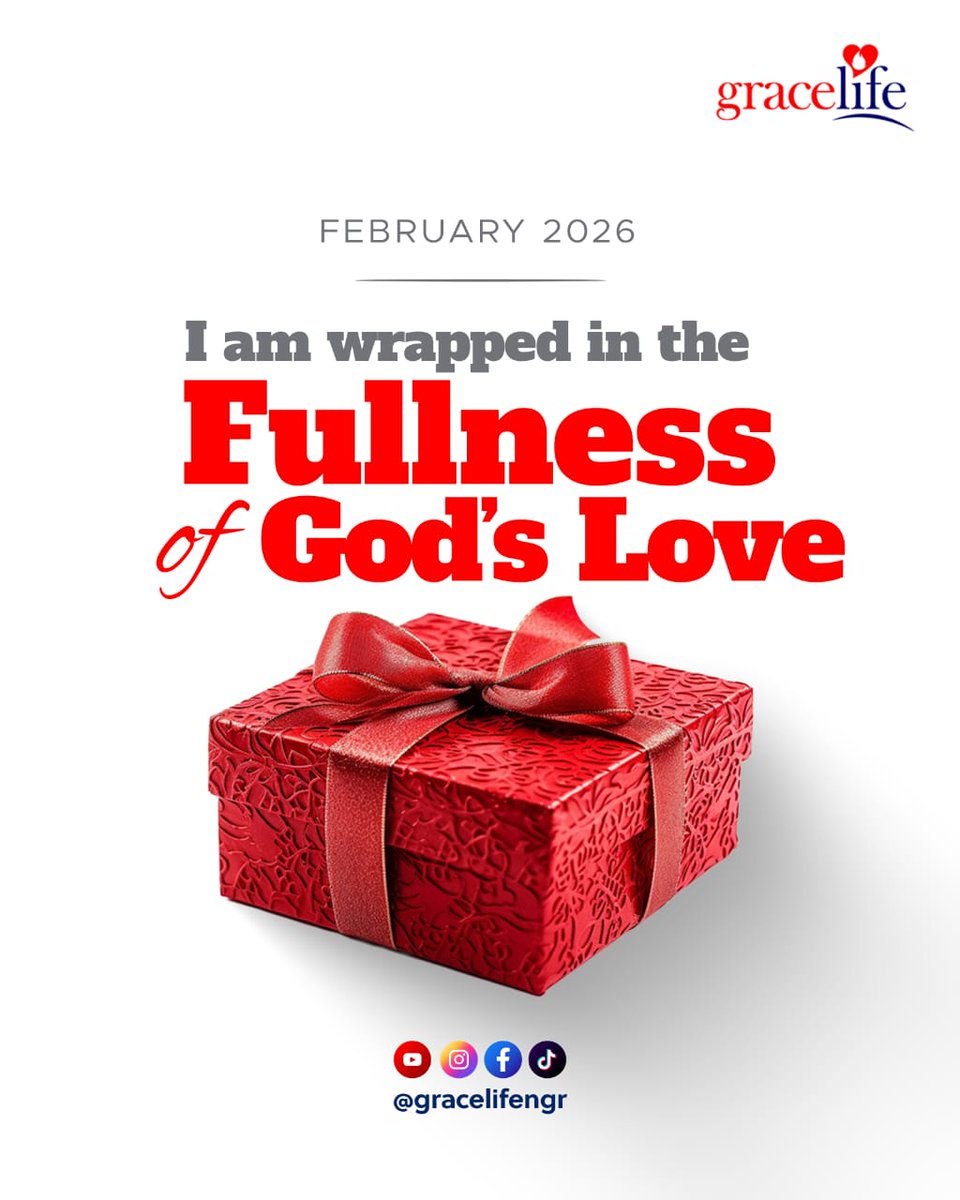 gracelifengr's tweet photo. Happy New Month! Welcome to February.
This month, step into God’s love fully. Stop striving start resting in His fullness.
Join us Sundays on YouTube, 5PM (WAT) on our new series “I Am Wrapped in the Fullness of God’s Love” 🤍
#GraceLifeChurch #FullnessOfGodsLove #TheEpiphany https://t.co/rRO3r1hahi