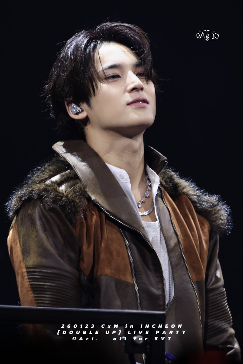Ari_seventeen17's tweet photo. [MINGYU]260123 CxM in INCHEON
[DOUBLE UP] LIVE PARTY 🦴

#세븐틴 #SEVENTEEN #민규 #MINGYU #ミンギュ@pledis_17 https://t.co/maDUIWs3dK