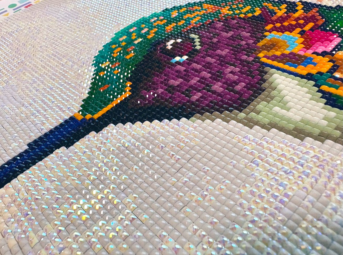 DAC「Beautiful Hummingbird」完成しました🕊️ 連貼りと色変えが