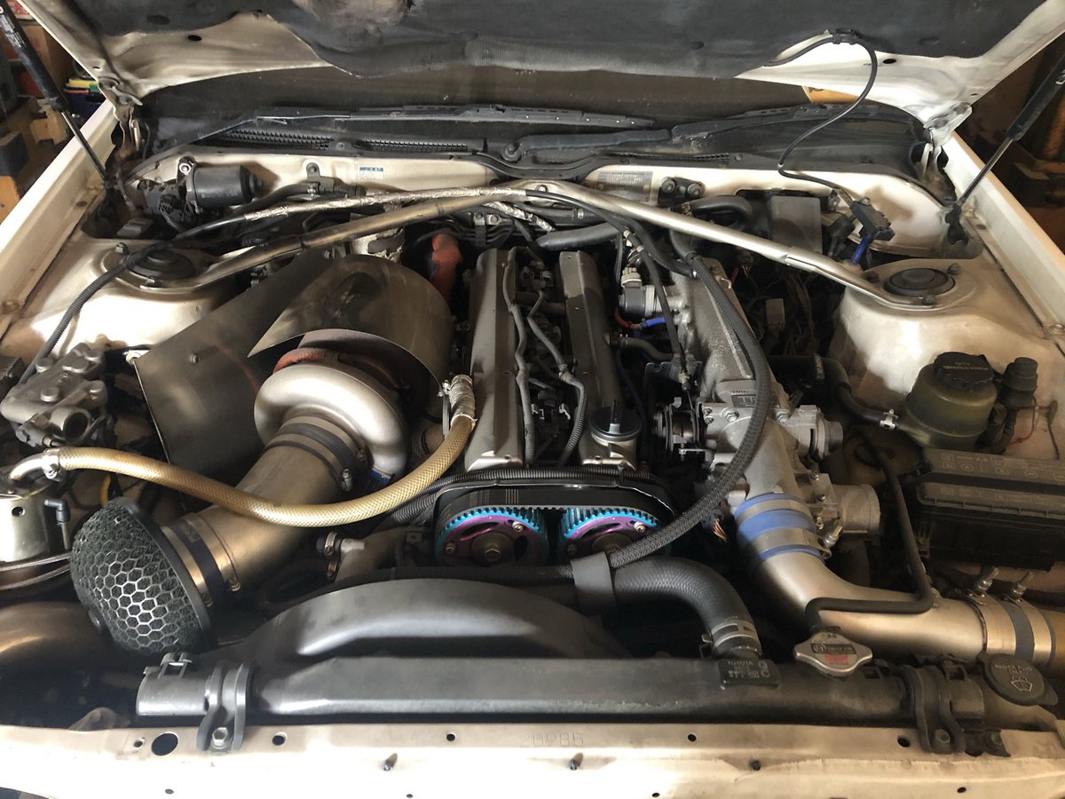 goki_2500's tweet photo. 道内で父親以外で81に2JZ+T88載せてる人初めて見た👀 https://t.co/cAExgpkA6y