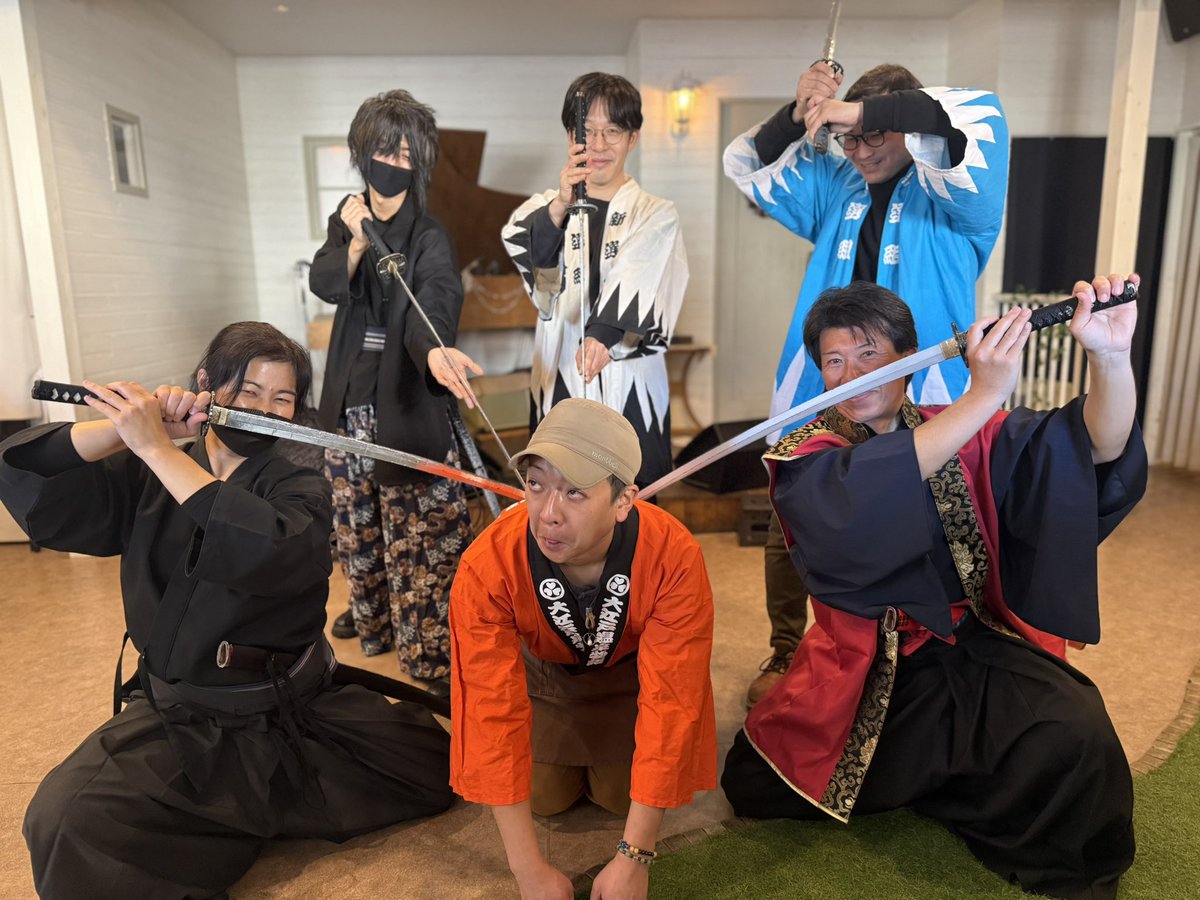 本日はmojomojaさんで剣舞と殺陣のWSでした！！ 今回は基礎練からの