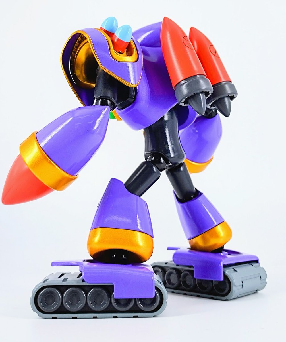 Gandamfullmuc's tweet photo. ドロボッチ工房、WF2026Wの新作
・『ロックマン5 ナパームマン』（13,000円）
です
3Dプリント出力の無塗装のキットとなります
関節はホビーベース様「球体ジョイントラージ」が1つ必要となります
今回は目のデカールが付属します！
3種類あって目の予備パーツも付属しますので好きなものをご利用ください！
また、販売時に関してはいつも通り『質問』にお答えしていただく必要がありますのでよろしくお願いいたします
  #WF2026W #ロックマン #MEGAMAN