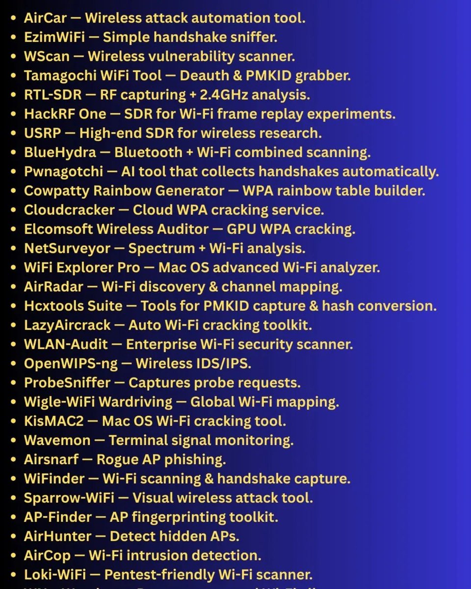 Anastasis_King's tweet photo. Wireless Security: Protecting Wi-Fi Networks 🌐

An educational overview of wireless security fundamentals, focusing on how Wi-Fi networks work, common risks, and best practices to protect access points and users. 

#WirelessSecurity #WiFiSecurity #NetworkSecurity #CyberDefense https://t.co/WUARWsi59n