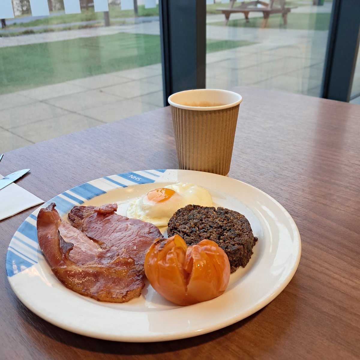 MPattenM's tweet image. A week after Burns Night and of course Dumfries &amp;amp; Galloway Royal Infirmary serves Haggis for Breakfast...( 365 days a year )