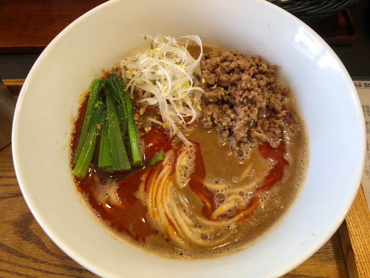 麺や福はら

坦々麺

濃厚な胡麻の風味と
美味さが絶品

 #麺や福はら #今里 
 #ラーメン