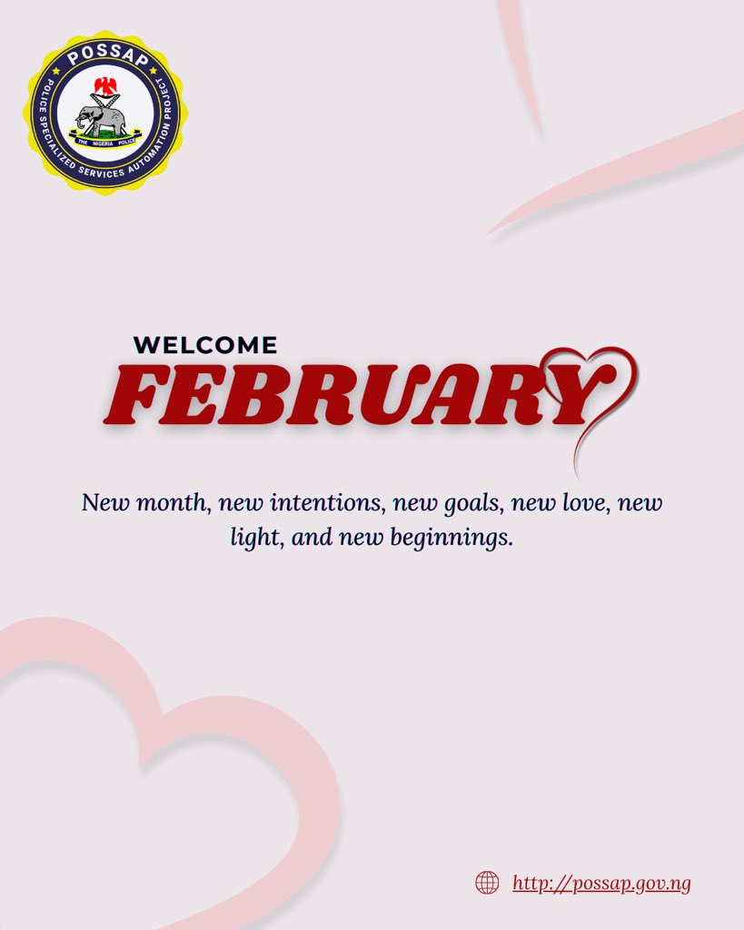 POSSAP_NGG's tweet photo. Welcome to a brand new month!
We’re grateful for your continued support and trust. May this month bring you more success, happiness, and great opportunities!
#possap #tintpermit #HappyNewMonth #february2026 https://t.co/JP6iSlLfhN