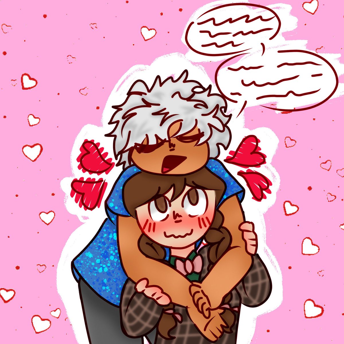 stardustluvrzz's tweet image. #PinkLemonade art by @Alex5wonderland for our fic4art trade!!! This is so cute I’m giggling and kicking my feet 

#ピンクレモネード