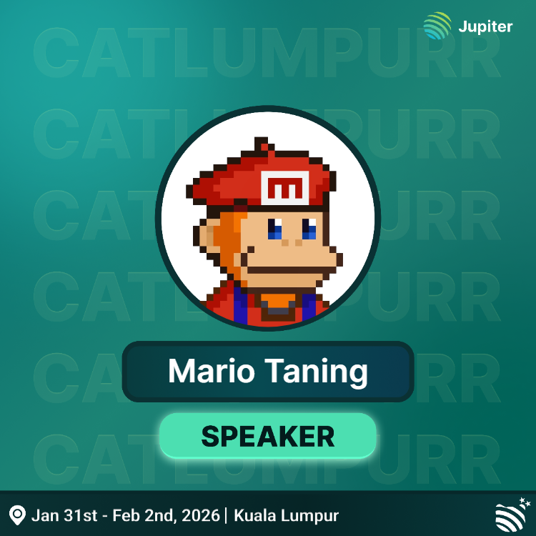 Mario | Monash Blockchain tweet media