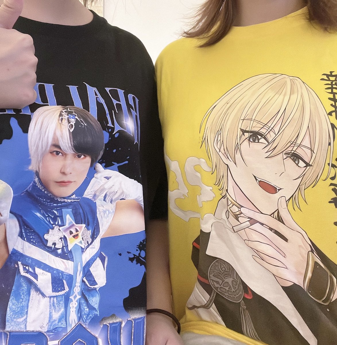 合わせてないのにさすがやな🧏🏻‍♀️🧏🏻‍♀️💛💙