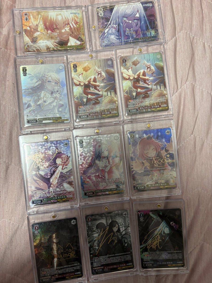 出たSPとシークレットです
冬弥君は売ってしまったのと瑞希はリア友にあげたのでこれだけ出ました。