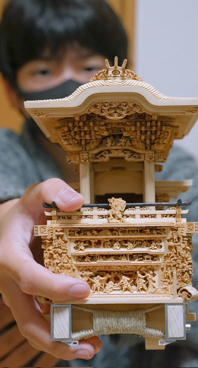 織広堂@岸和田型ミニだんじり製作 tweet media