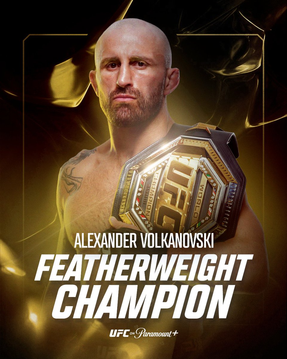 AAANNNDDD STILLLLLLLL 🏆

<a href="/alexvolkanovski/">Alex Volkanovski</a> x #UFC325