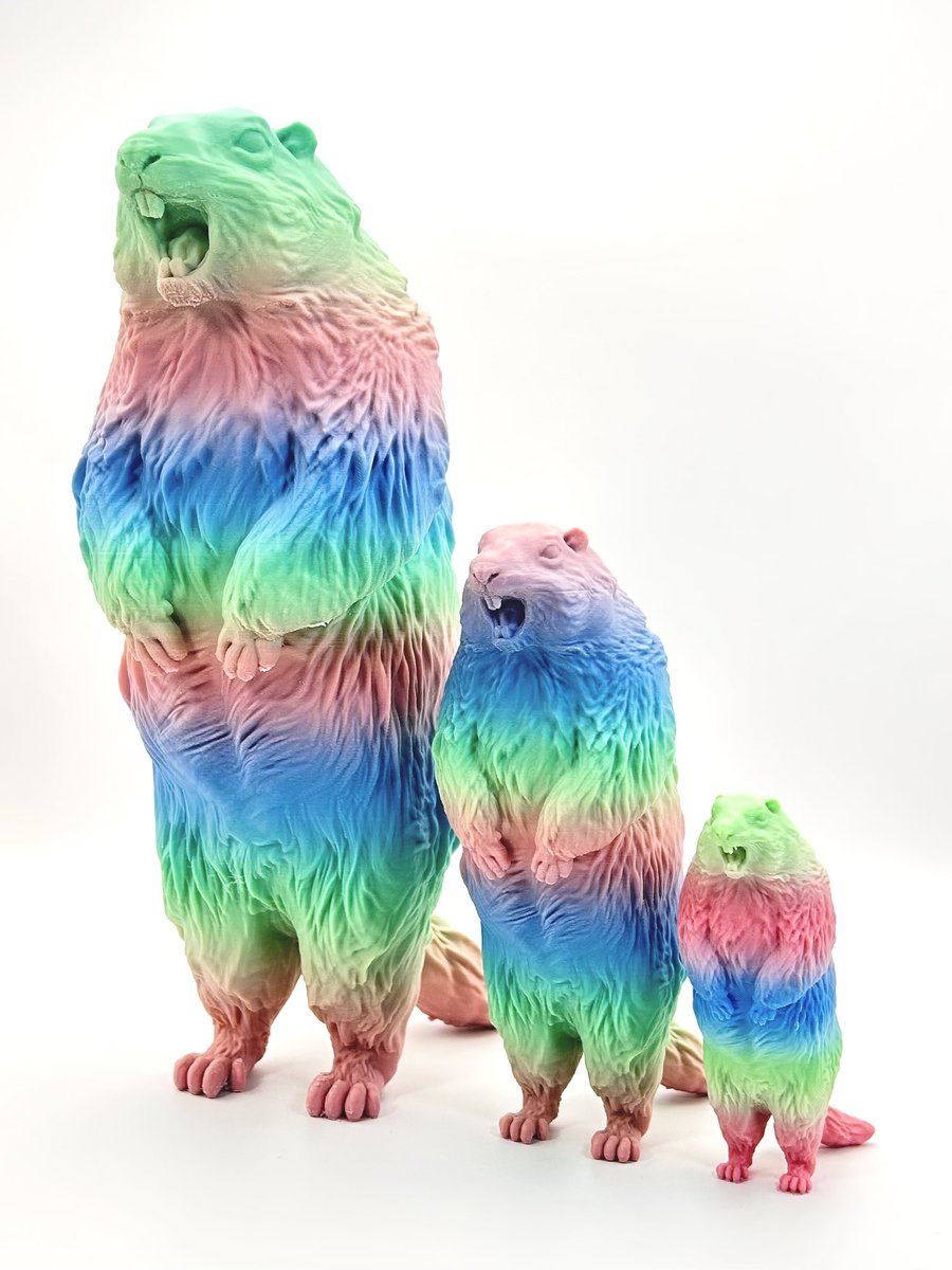 再販 叫ぶマーモットレインボー 小2000円 大5000円 特大15000円