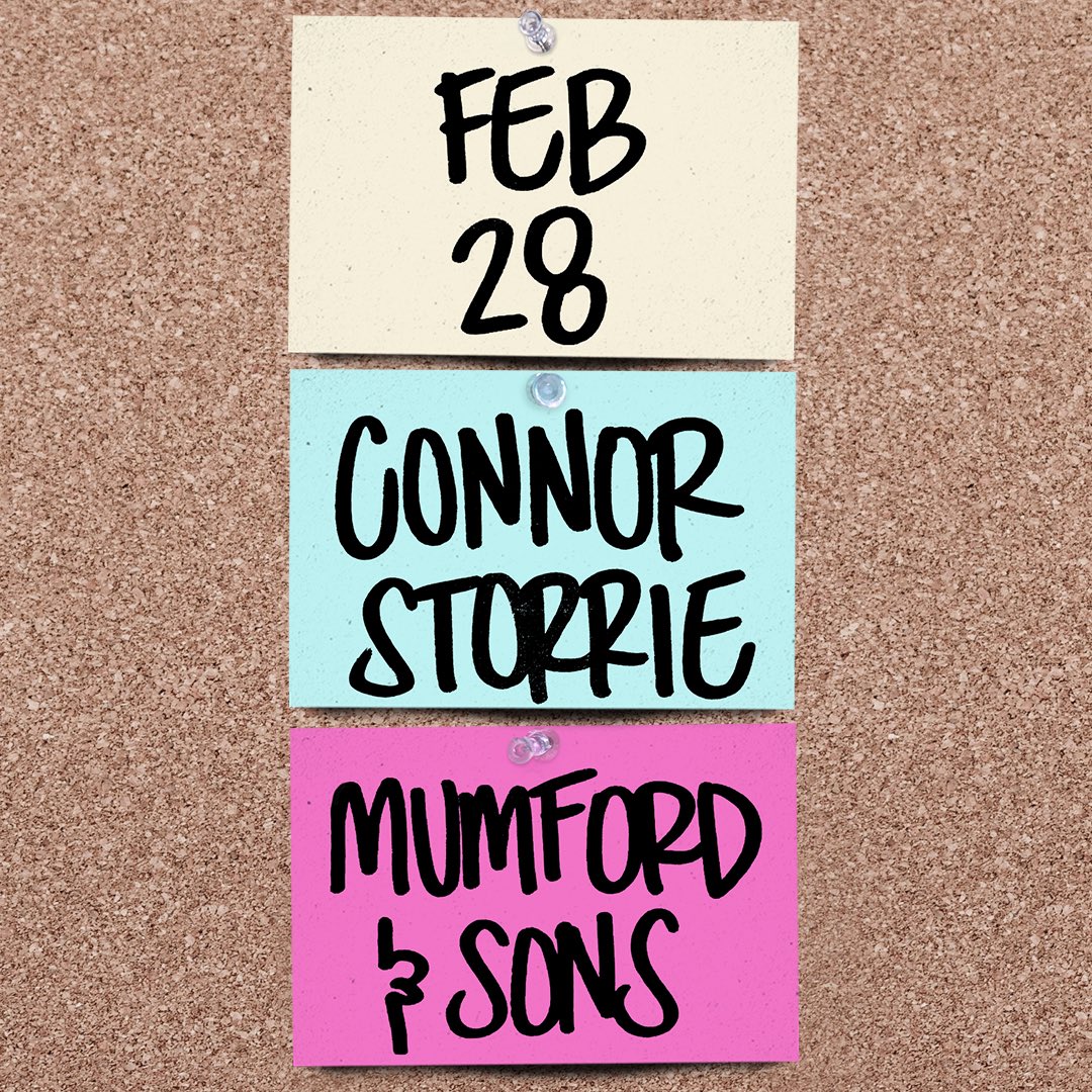Connor Storrie will host SNL on February 28th with musical guests Mumford &amp; Sons.
