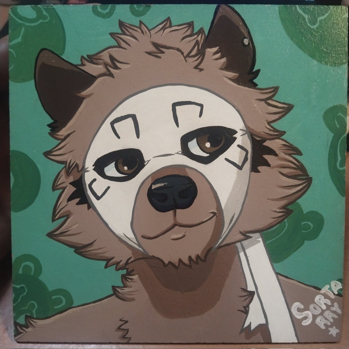 27sortarrydoc's tweet image. Termine la comisión de un cuadrito pintado para @KousuRaCon 
Muchas gracias 🦝✨

Se vienen zapatos pintados, de que furro será está vez??? 

✨🐺🦡🦊💚💜❤️🖤

#furryartwork #furryartists #furryfandom #furry