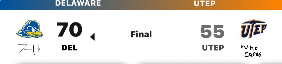 TopTierDelaware's tweet image. ha I told you