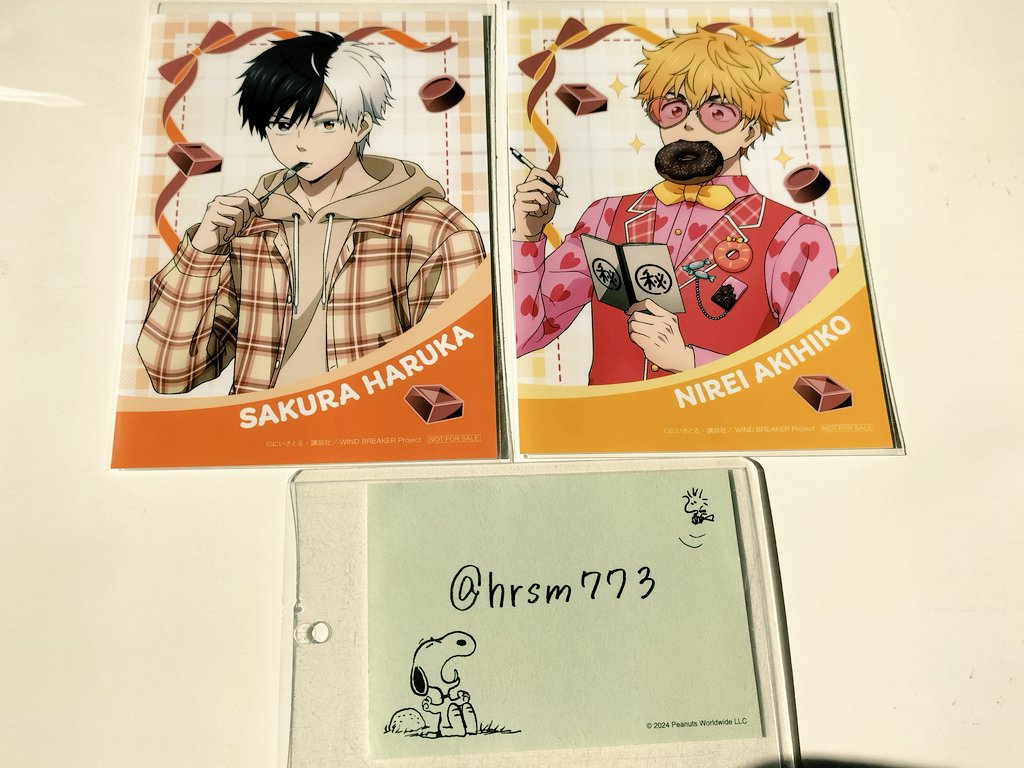 hrsm773's tweet photo. [交換] WIND BREAKER  ウィンブレ  アニメイト バレンタイン 特典

[譲] 桜、楡井
[求] 杉下

郵送での交換をお願い致します https://t.co/EL5VoZGUAf
