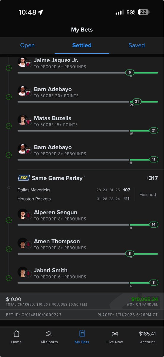 Masoniam17's tweet photo. @FanduelGuru777 @FanduelGuru777  thank you bro https://t.co/dDunauLJ38