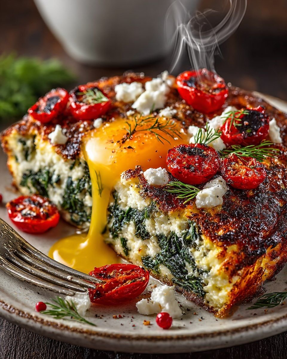 rock716860's tweet photo. Greek Spinach and Feta Frittata https://t.co/SBteJ9w7Xr